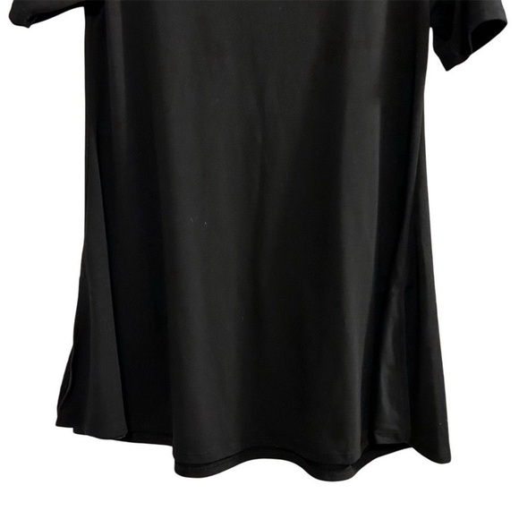 LuLaRoe Women's XS Black Hi-Lo Short Sleeve Top Casual Relaxed Fit - Picture 3 of 7